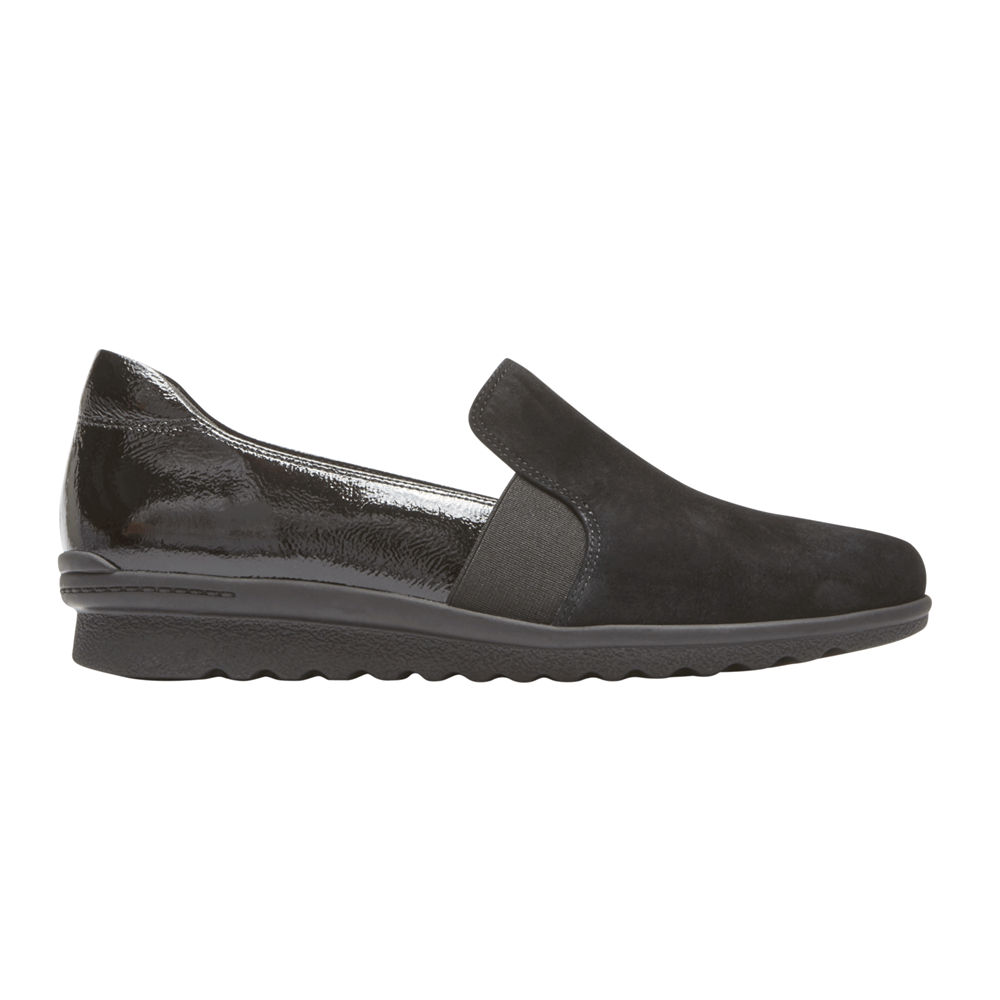 Rockport Singapore Womens Slip-On - truFLEX Chenole Black - GU8956437